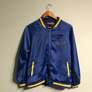 Vintage Wrangler Satin Varsity Jacket